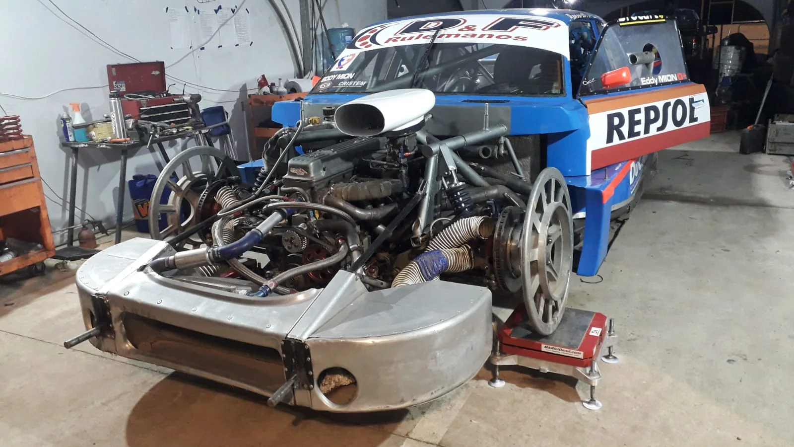 Auto repsol en balanzas — MarinoEND en competición