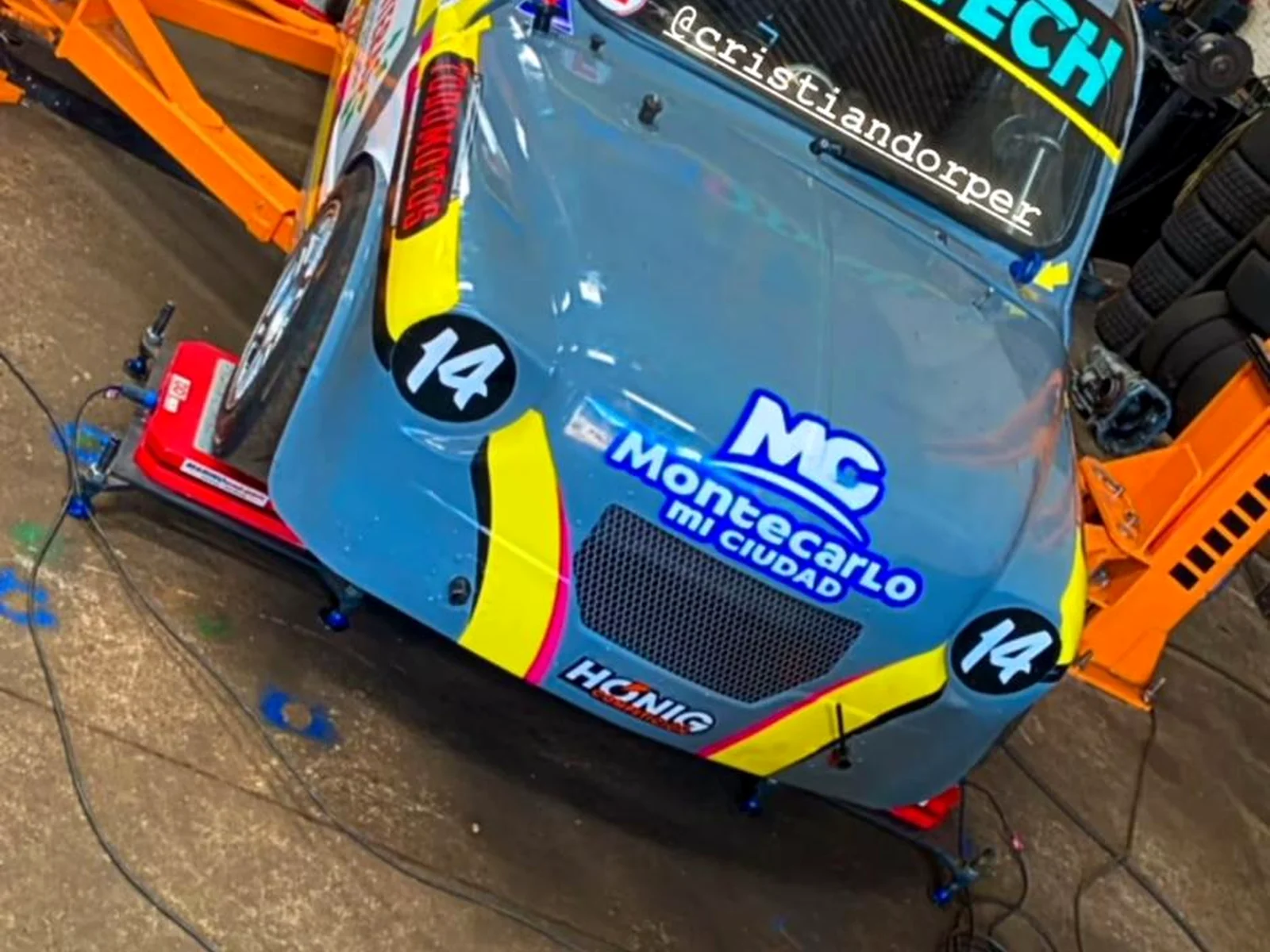 Auto mislotec en balanzas — MarinoEND en competición